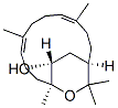 (1R,4E,8E,12S,16R)-4,8,12,14,14-Pentamethyl-13-oxabicyclo[10.2.2]hexadeca-4,8-dien-16-ol Struktur