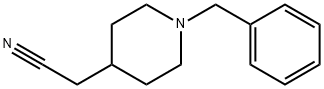 1-benzylpiperidine-4-acetonitrile Struktur