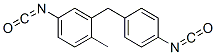 3-(p-isocyanatobenzyl)-p-tolyl isocyanate Struktur