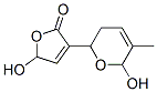 2(5H)-Furanone, 3-(3,6-dihydro-6-hydroxy-5-methyl-2H-pyran-2-yl)-5-hydroxy- (9CI) Struktur