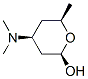 2H-Pyran-2-ol, 4-(dimethylamino)tetrahydro-6-methyl-, [2R-(2alpha,4alpha,6alpha)]- (9CI) Struktur