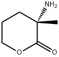 2H-Pyran-2-one,3-aminotetrahydro-3-methyl-,(S)-(9CI) Struktur