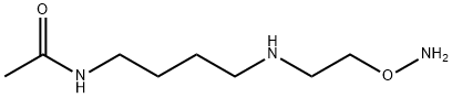 Acetamide,  N-[4-[[2-(aminooxy)ethyl]amino]butyl]- Struktur