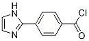 Benzoylchloride,4-(1H-iMidazol-2-yl)- Struktur