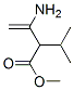 3-Butenoic  acid,  3-amino-2-(1-methylethyl)-,  methyl  ester Struktur