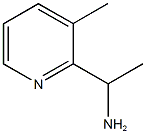 1-(3-METHYL-2-PYRIDINYL)ETHANAMINE Struktur