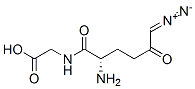 6-diazo-5-oxo-L-norleucylglycine Struktur