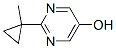 5-Pyrimidinol, 2-(1-methylcyclopropyl)- (9CI) Struktur