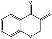 3-Methylene-2,3-dihydro-4H-1-benzopyran-4-one Struktur