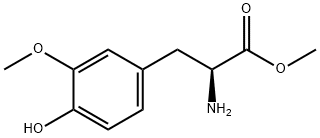 3-Methoxy-L-tyrosine methyl ester Struktur