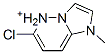 Imidazo[1,2-b]pyridazinium,  6-chloro-1-methyl- Struktur