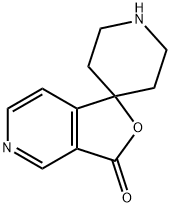 Spiro[furo[3,4-c]pyridine-1(3H),4'-piperidin]-3-one Struktur