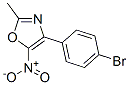 4-(4-bromophenyl)-2-methyl-5-nitrooxazole Struktur