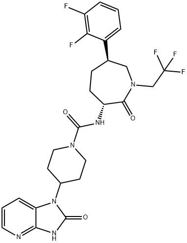 MK 0974, Telcagepant Struktur