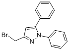 3-BROMOMEHTYL-N,5-DIPHENYL-PYRAZOLE Struktur