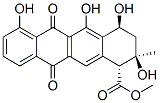 methyl (1R,2R,4S)-2,4,5,7-tetrahydroxy-2-methyl-6,11-dioxo-3,4-dihydro -1H-tetracene-1-carboxylate Struktur