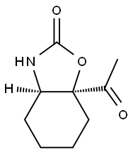 2(3H)-Benzoxazolone,7a-acetylhexahydro-,cis-(9CI) Struktur