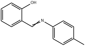 2-{[(4-methylphenyl)imino]methyl}phenol Struktur