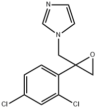 1-[[2-(2,4-DICHLOROPHENYL)OXIRANYL]METHYL]-1H-IMIDAZOLE Struktur