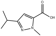 1-METHYL-3-ISOPROPYL-1H-PYRAZOLE-5-CARBOXYLICACID price.