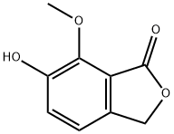 6-hydroxy-7-methoxyphthalide Struktur