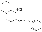 1-(3-Benzyloxypropyl)-2-methylpiperidine hydrochloride Struktur