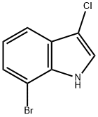 1H-Indole, 7-broMo-3-chloro- Struktur