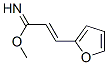 2-Propenimidicacid,3-(2-furanyl)-,methylester(9CI) Struktur