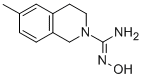 2(1H)-Isoquinolinecarboximidamide,3,4-dihydro-N-hydroxy-6-methyl- Struktur