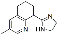 Quinoline, 8-(4,5-dihydro-1H-imidazol-2-yl)-5,6,7,8-tetrahydro-3-methyl- (9CI) Struktur