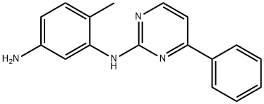 4-METHYL-N3-(4-PHENYLPYRIMIDINE-2-YL)BENZENE-1,3-DIAMINE Struktur