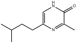 2(1H)-Pyrazinone,3-methyl-5-(3-methylbutyl)-(9CI) Struktur