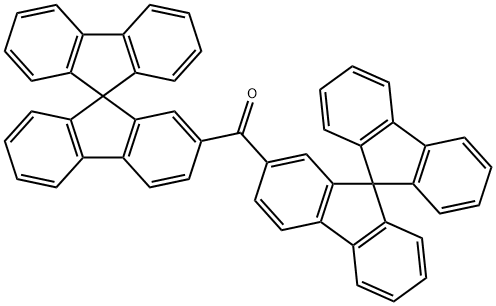 Methanone, bis(9,9'-spirobi[9H-fluoren]-2-yl)- Struktur