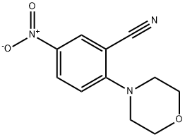 2-Morpholino-5-nitrobenzonitrile Struktur