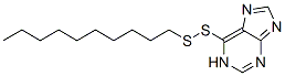 6-(decyldithio)-1H-purine Struktur