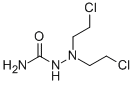 1,1-Bis(2-chloroethyl)semicarbazide Struktur