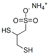 ammonium 2,3-dimercaptopropanesulphonate Struktur