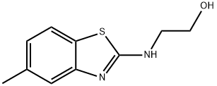 Ethanol, 2-[(5-methyl-2-benzothiazolyl)amino]- (9CI) Struktur