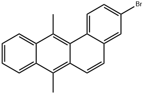 3-bromo-7,12-dimethylbenz(a)anthracene Struktur