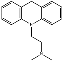 10-(2-dimethylaminoethyl)acridan Struktur