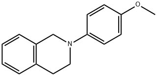 2-(4-Methoxyphenyl)-1,2,3,4-tetrahydroisoquinoline Struktur