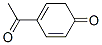 2,4-Cyclohexadien-1-one, 4-acetyl- (9CI) Struktur