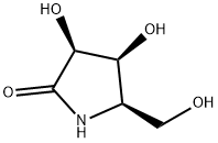 2-Pyrrolidinone, 3,4-dihydroxy-5-(hydroxymethyl)-, [3S-(3alpha,4alpha,5alpha)]- (9CI) Struktur