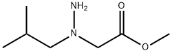 Acetic acid, [1-(2-methylpropyl)hydrazino]-, methyl ester (9CI) Struktur