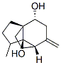 3a,7-Ethano-3aH-indene-4,7a(1H)-diol,hexahydro-1-methyl-6-methylene-,(3aR,4R,7S,7aR)-(9CI) Struktur