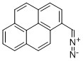 1-PYRENYLDIAZOMETHANE Struktur