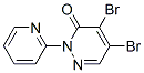 4,5-Dibromo-2-(pyridin-2-yl)pyridazin-3(2H)-one Struktur