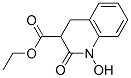 1,2,3,4-Tetrahydro-1-hydroxy-2-oxo-3-quinolinecarboxylic acid ethyl ester Struktur