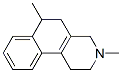 Benz[f]isoquinoline, 1,2,3,4,5,6-hexahydro-3,6-dimethyl- (9CI) Struktur