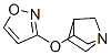 1-Azabicyclo[2.2.1]heptane,3-(3-isoxazolyloxy)-,exo-(9CI) Struktur